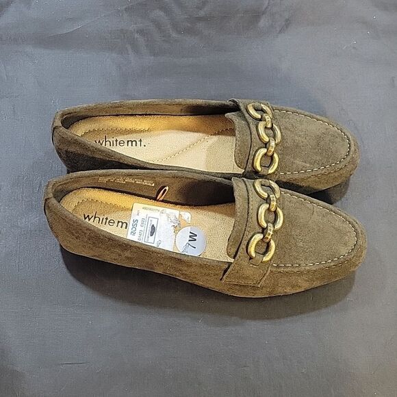 BRAND NEW WHITEMT CHAIN LINKING DESIGN SLIP ON WOMEN"S LOAFER - Picture 9 of 15